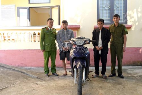Công an xã Quy Mông bắt 2 đối tượng trộm cắp tài sản