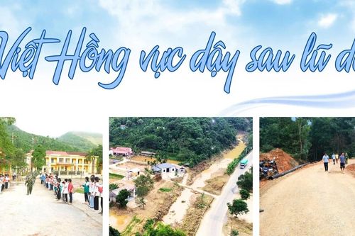 Việt Hồng vực dậy sau lũ dữ