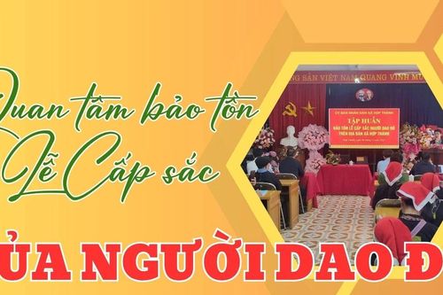 Quan tâm bảo tồn lễ Cấp sắc của người Dao đỏ
