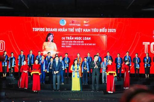 Nữ doanh nhân trẻ Cà Mau Trần Ngọc Loan vào Top 100 doanh nhân trẻ tiêu biểu 2025