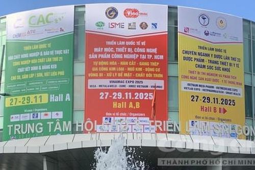 TPHCM: Khai mạc chuỗi triển lãm Hóa chất - Cơ khí - Y tế với hơn 1.000 gian hàng