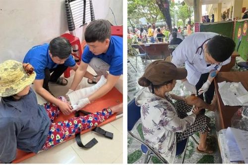 Ấm lòng vùng lũ: Bác sĩ TPHCM khám hơn 3.500 người dân, trao hàng trăm phần quà và mời cơm trưa bà con Đắk Lắk