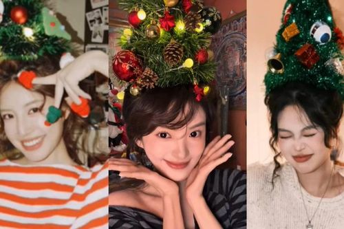 Trào lưu buộc tóc cây thông Noel, tưởng Chương Nhược Nam 'đu trend' hóa ra cú lừa