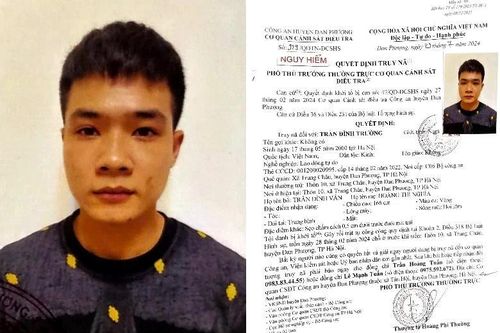 Công an Hà Nội truy nã đối tượng gây rối trật tự công cộng