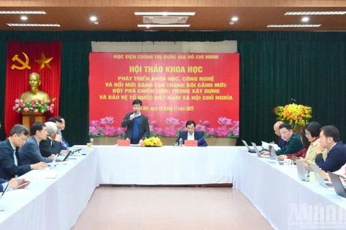Xây dựng hệ sinh thái thúc đẩy phát triển khoa học, công nghệ và đổi mới sáng tạo trong bối cảnh mới
