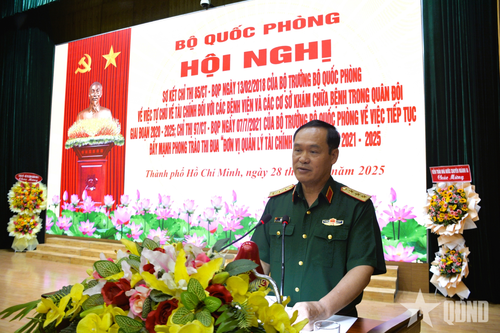 Bộ Quốc phòng sơ kết Phong trào thi đua 'Đơn vị quản lý tài chính tốt' và thực hiện tự chủ tài chính bệnh viện