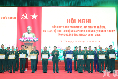 Tổng kết công tác dân số, gia đình và trẻ em, an toàn, vệ sinh lao động và phòng, chống bệnh nghề nghiệp trong Quân đội giai đoạn 2021-2025