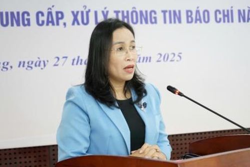 Tập huấn truyền thông chính sách và kỹ năng phát ngôn, cung cấp, xử lý thông tin cho báo chí