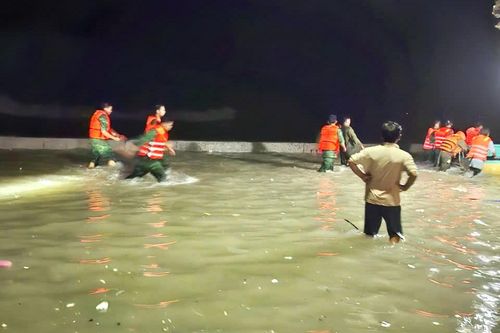 Lâm Đồng: Chèo thúng ra vớt neo, ngư dân bị sóng cuốn mất tích