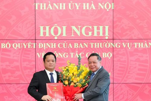 Đồng chí Vũ Minh Tuấn làm Phó Trưởng Ban Tuyên giáo và Dân vận Thành ủy Hà Nội