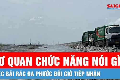 Bãi rác Đa Phước sẽ tiếp nhận rác sinh hoạt từ 18 giờ đến 6 giờ mỗi ngày, thay vì cả ngày và đêm