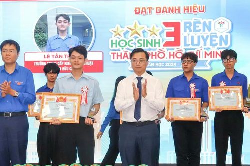 Tuyên dương 87 gương 'Học sinh 3 rèn luyện TPHCM'