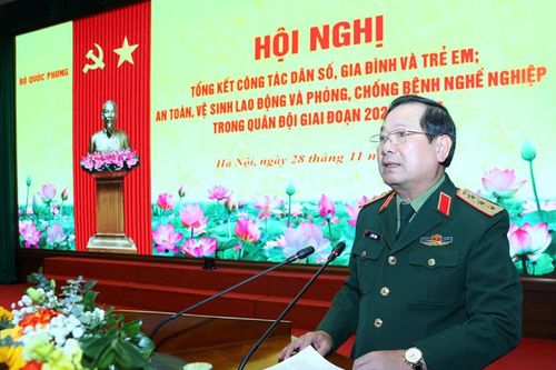 Bộ Quốc phòng tổng kết công tác dân số, gia đình và trẻ em; an toàn, vệ sinh lao động và phòng, chống bệnh nghề nghiệp