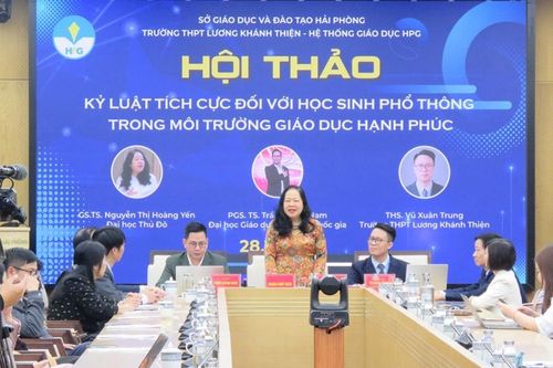 Kỷ luật tích cực đối với học sinh phổ thông trong môi trường giáo dục hạnh phúc