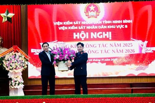 VKSND Khu vực 8, tỉnh Ninh Bình triển khai nhiệm vụ năm 2026