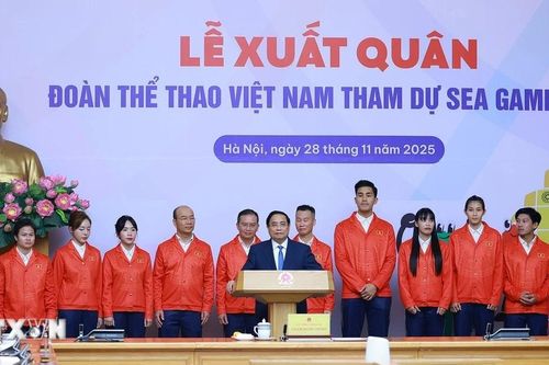 Thủ tướng: Đoàn Việt Nam dự SEA Games 33 phải gắn tinh thần thể thao với tinh thần dân tộc