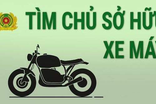 Tìm chủ hợp pháp của chiếc xe mô tô