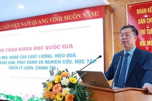 Chất lượng nội dung sách lý luận, chính trị tiếp tục được nâng cao