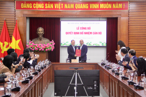 Bộ Văn hóa, Thể thao và Du lịch điều động, bổ nhiệm cán bộ