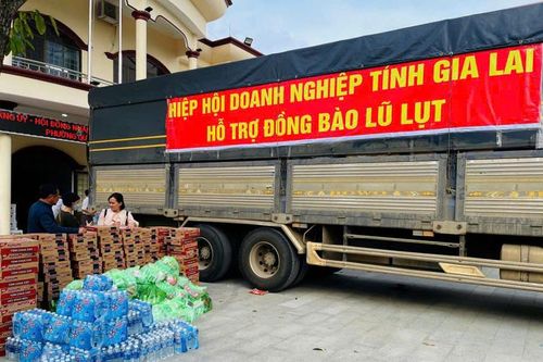 Doanh nghiệp Gia Lai chung tay cùng người dân khắc phục thiệt hại do bão, lũ