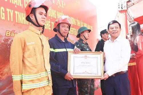 Bắc Ninh: Diễn tập phương án chữa cháy và cứu nạn, cứu hộ cấp tỉnh