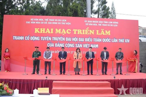 Triển lãm tranh cổ động tuyên truyền Đại hội đại biểu toàn quốc lần thứ XIV của Đảng