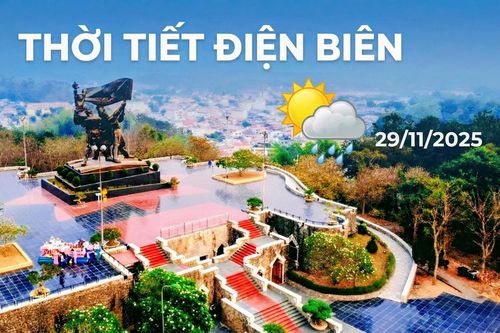 Bản tin Dự báo thời tiết ngày 29/11/2025