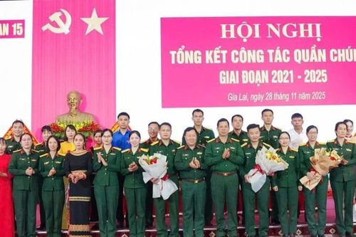 Binh đoàn 15 tổng kết công tác quần chúng giai đoạn 2021-2025
