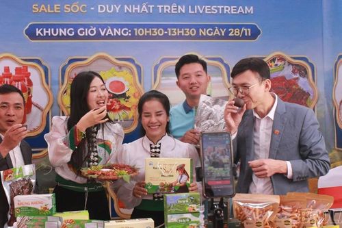 100 sản phẩm tham gia Phiên chợ online đặc sản Tây Bắc