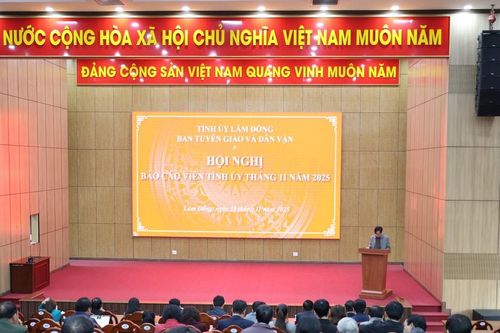 Hội nghị Báo cáo viên Tỉnh ủy Lâm Đồng tháng 11/2025