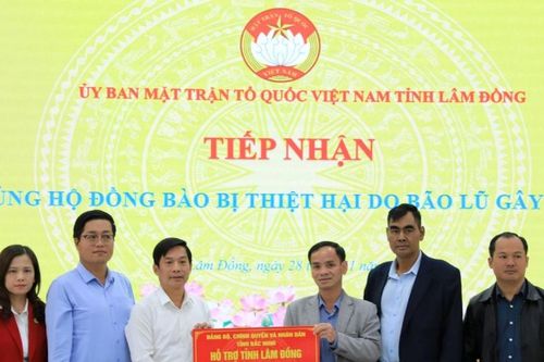 Bắc Ninh hỗ trợ 3 tỷ đồng chia sẻ khó khăn với Lâm Đồng sau mưa lũ