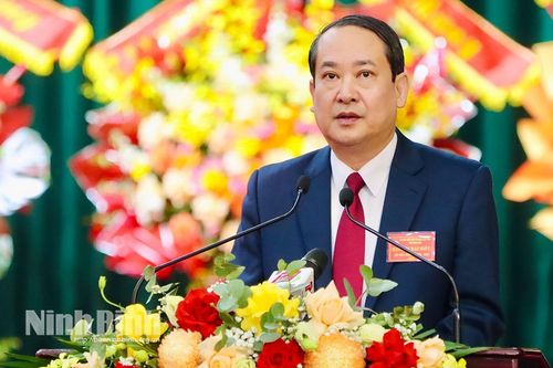 Phát biểu bế mạc Đại hội đại biểu MTTQ Việt Nam tỉnh Ninh Bình lần thứ I, nhiệm kỳ 2025-2030 của đồng chí Mai Văn Tuất, Phó Bí thư Tỉnh ủy, Chủ tịch Ủy ban Mặt trận Tổ quốc Việt Nam tỉnh