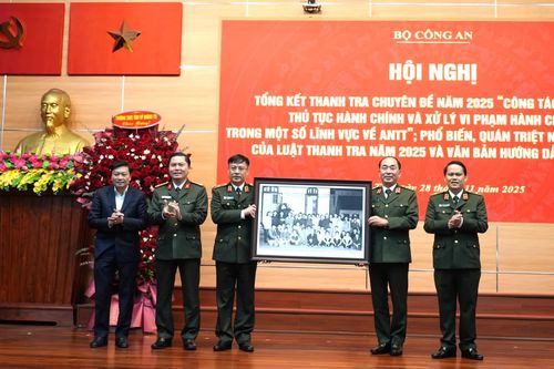 Bộ Công an tổng kết thanh tra chuyên đề và quán triệt Luật Thanh tra năm 2025