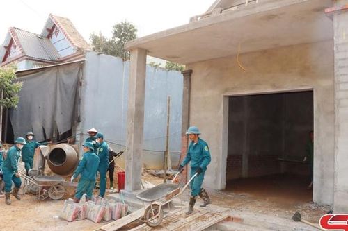 Dựng xây những mái ấm nghĩa tình