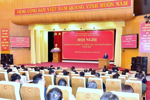 Hơn 500 đại biểu được tập huấn nghiệp vụ công tác xây dựng Đảng