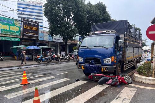 Gia Lai: Bị ô tô tải tông trúng, hai ông cháu tử vong tại chỗ