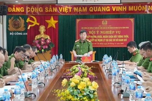 Bảo đảm an ninh, an toàn trong mọi tình huống về công tác tạm giam, tạm giữ