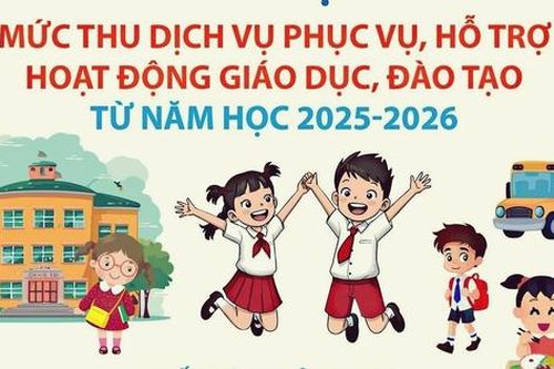 Danh mục khoản thu, mức thu với cơ sở giáo dục mầm non, phổ thông, giáo dục thường xuyên công lập