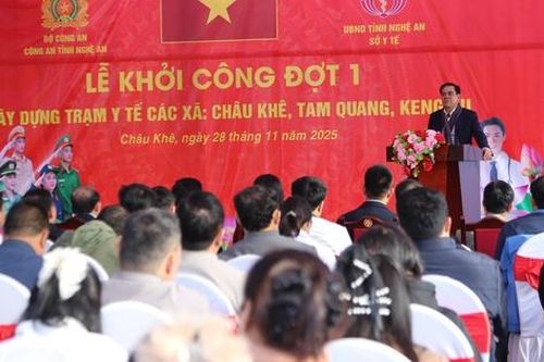Khởi công nhiều trạm y tế xã, góp sức giữ vững vùng biên