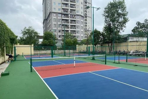 Phường An Khánh cưỡng chế sân pickleball gần 800 m2 xây không phép