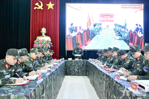 Khai mạc diễn tập Chỉ huy - Cơ quan 1 bên, 1 cấp các đơn vị thuộc Bộ CHQS tỉnh Lào Cai