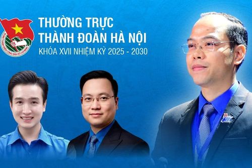 Thường trực Thành Đoàn Hà Nội khóa XVII, nhiệm kỳ 2025-2030