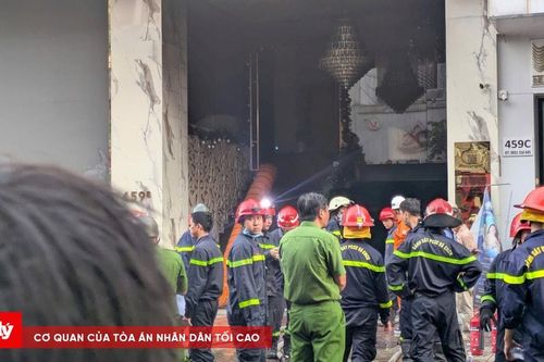 Cháy thẩm mỹ viện ở TP.HCM