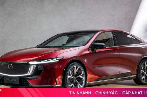 Cận cảnh Mazda 6e – Sedan điện sạc đầy chạy hơn 600km