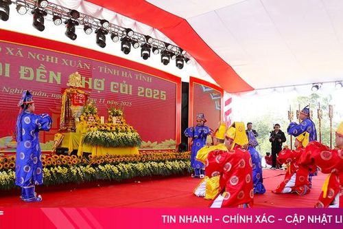 Trang nghiêm Lễ giỗ Đức thánh Hoàng Mười