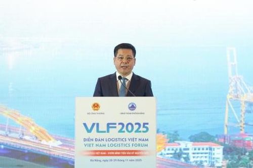 Bộ trưởng Nguyễn Hồng Diên phát biểu khai mạc Diễn đàn Logistics Việt Nam 2025