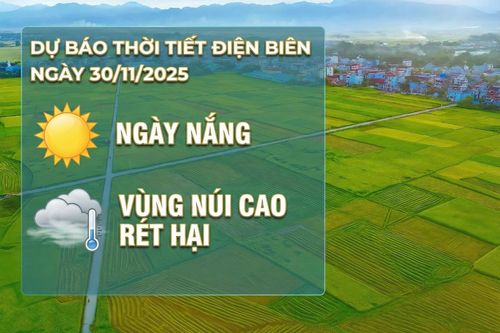 Bản tin Dự báo thời tiết ngày 30/11/2025