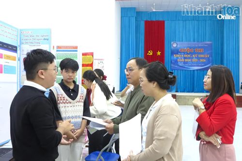 Cuộc thi Nghiên cứu khoa học, kỹ thuật cấp tỉnh dành cho học sinh trung học năm học 2025-2026 diễn ra từ ngày 17 đến 19-12