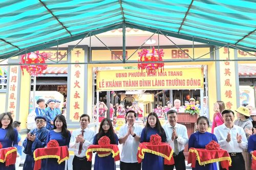 Khánh thành trùng tu di tích đình Trường Đông