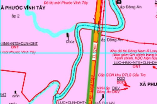 Lộ trình đường tỉnh 826D qua xã Tân Tập, Tây Ninh